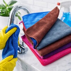 microfiber cleaning cloth pack – 12 pcs