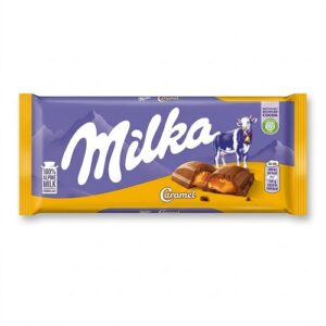 milka chocolate bar caramel 90g