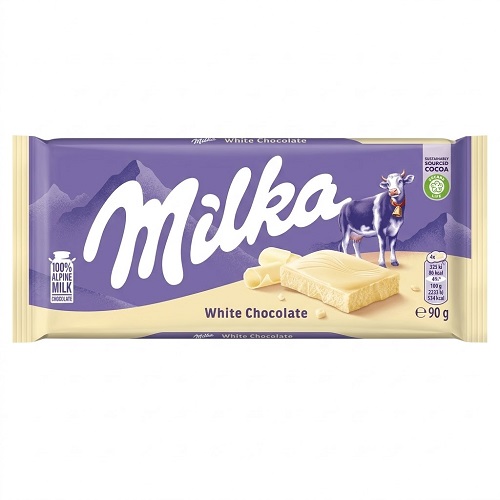 milka white chocolate 90g milka white chocolate 90g