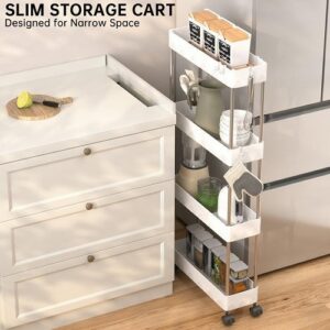 Home 4 layer movable slim trolly